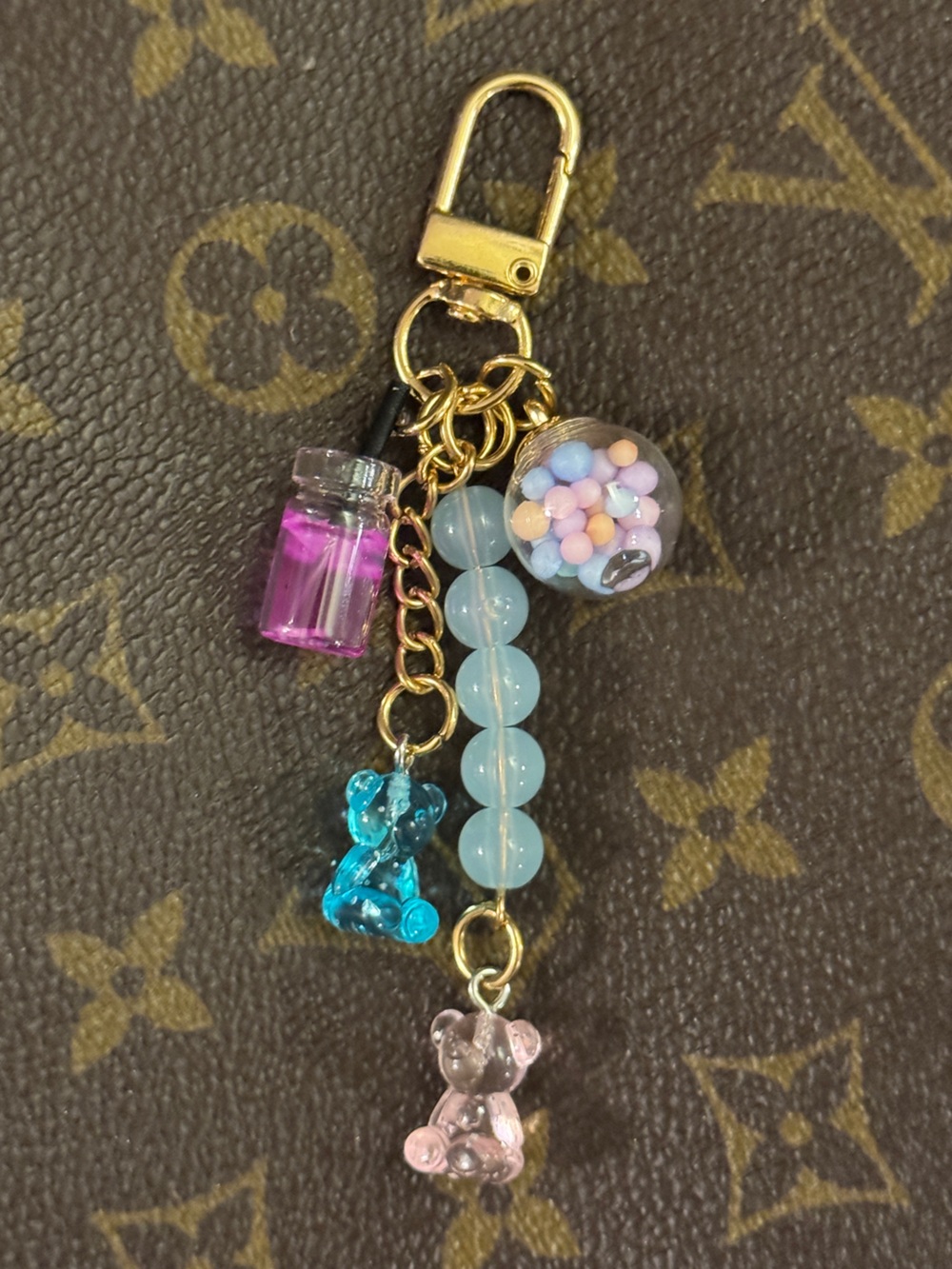 NEW Bag Charm Gummmy Bear Gum Balls Resin Berry Drink Multicolor Kawaii Y2K Cute